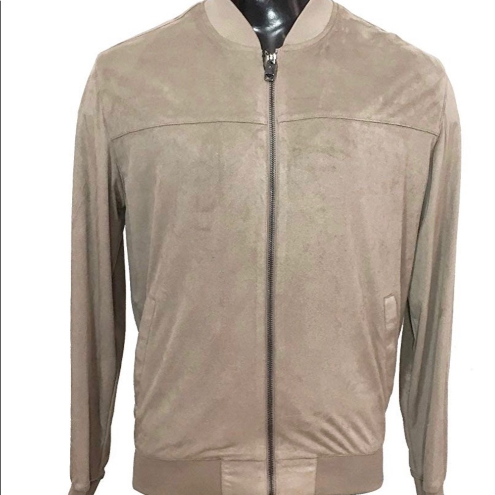 Zara suede bomber jacket